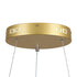 GloboStar® SALEM 61247 Κρεμαστή Πλαφονιέρα Οροφής Δαχτυλίδι-Κύκλος LED CCT 105W 12075lm 120° AC 220-240V - Εναλλαγή Φωτισμού μέσω Τηλεχειριστηρίου All In One Ψυχρό 6000k+Φυσικό 4500k+Θερμό 2700k Dimmable Φ60cm - Χρυσό Σαμπανιζέ - 3 Years Warranty - ledmania.gr