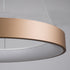 GloboStar® SALEM 61248 Κρεμαστή Πλαφονιέρα Οροφής Δαχτυλίδι-Κύκλος LED CCT 105W 12075lm 120° AC 220-240V - Εναλλαγή Φωτισμού μέσω Τηλεχειριστηρίου All In One Ψυχρό 6000k+Φυσικό 4500k+Θερμό 2700k Dimmable Φ60cm - Καφέ Χάλκινο - 3 Years Warranty - ledmania.gr