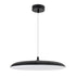 GloboStar® BARON 61254 Κρεμαστή Πλαφονιέρα Οροφής LED CCT 24W 2880lm 120° AC 220-240V - Εναλλαγή Φωτισμού μέσω Διακόπτη On/Off All In One Ψυχρό 6000k+Φυσικό 4500k+Θερμό 2700k Φ40 x Υ10cm - Μαύρο - 3 Years Warranty - ledmania.gr