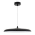 GloboStar® BARON 61254 Κρεμαστή Πλαφονιέρα Οροφής LED CCT 24W 2880lm 120° AC 220-240V - Εναλλαγή Φωτισμού μέσω Διακόπτη On/Off All In One Ψυχρό 6000k+Φυσικό 4500k+Θερμό 2700k Φ40 x Υ10cm - Μαύρο - 3 Years Warranty - ledmania.gr