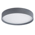 GloboStar® NARNIA 61260 Πλαφονιέρα Οροφής LED CCT 100W 11500lm 120° AC 220-240V - Εναλλαγή Φωτισμού μέσω Τηλεχειριστηρίου All In One Ψυχρό 6000k+Φυσικό 4500k+Θερμό 2700k Dimmable Φ60 x Υ10cm - Γκρι Ανθρακί - 3 Years Warranty - ledmania.gr