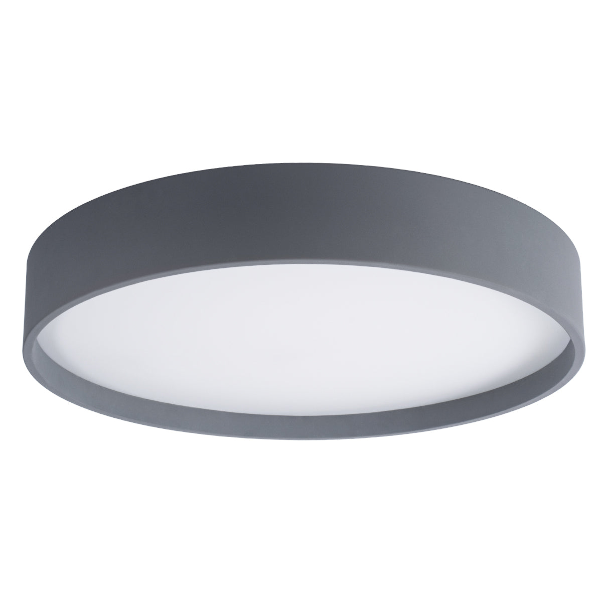 GloboStar® NARNIA 61260 Πλαφονιέρα Οροφής LED CCT 100W 11500lm 120° AC 220-240V - Εναλλαγή Φωτισμού μέσω Τηλεχειριστηρίου All In One Ψυχρό 6000k+Φυσικό 4500k+Θερμό 2700k Dimmable Φ60 x Υ10cm - Γκρι Ανθρακί - 3 Years Warranty - ledmania.gr