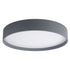 GloboStar® NARNIA 61260 Πλαφονιέρα Οροφής LED CCT 100W 11500lm 120° AC 220-240V - Εναλλαγή Φωτισμού μέσω Τηλεχειριστηρίου All In One Ψυχρό 6000k+Φυσικό 4500k+Θερμό 2700k Dimmable Φ60 x Υ10cm - Γκρι Ανθρακί - 3 Years Warranty - ledmania.gr