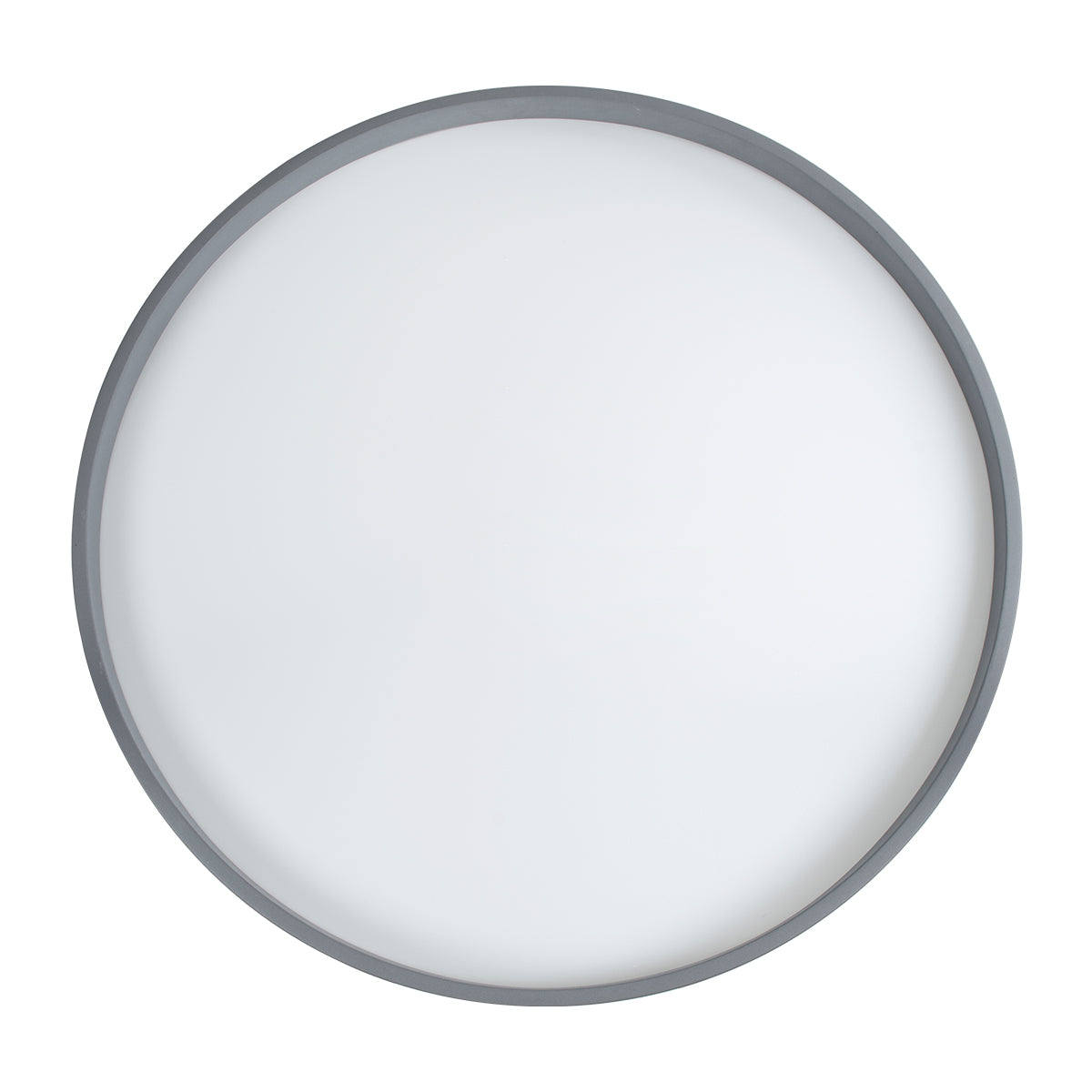 GloboStar® NARNIA 61260 Πλαφονιέρα Οροφής LED CCT 100W 11500lm 120° AC 220-240V - Εναλλαγή Φωτισμού μέσω Τηλεχειριστηρίου All In One Ψυχρό 6000k+Φυσικό 4500k+Θερμό 2700k Dimmable Φ60 x Υ10cm - Γκρι Ανθρακί - 3 Years Warranty - ledmania.gr
