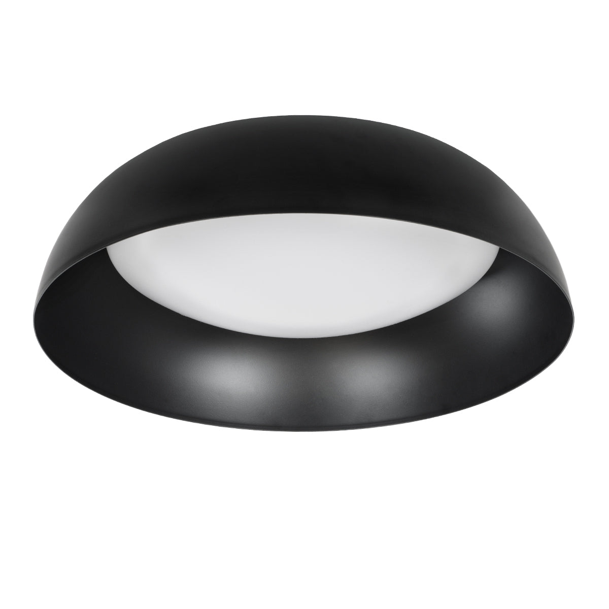 GloboStar® ANATOLIA 61261 Πλαφονιέρα Οροφής LED CCT 60W 6900lm 120° AC 220-240V - Εναλλαγή Φωτισμού μέσω Τηλεχειριστηρίου All In One Ψυχρό 6000k+Φυσικό 4500k+Θερμό 2700k Dimmable Φ43cm - Μαύρο - ledmania.gr