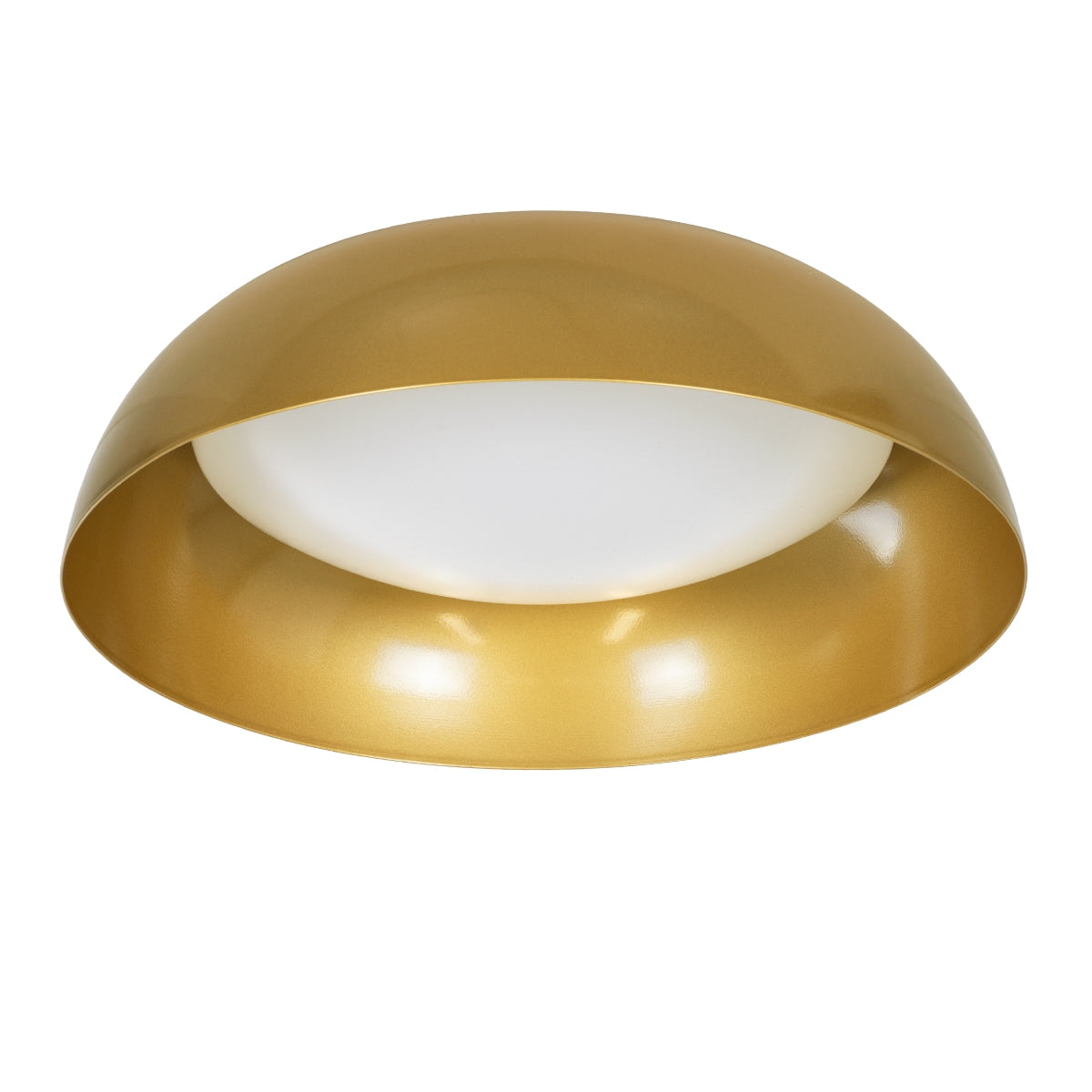 GloboStar® ANATOLIA 61263 Πλαφονιέρα Οροφής LED CCT 60W 6900lm 120° AC 220-240V - Εναλλαγή Φωτισμού μέσω Τηλεχειριστηρίου All In One Ψυχρό 6000k+Φυσικό 4500k+Θερμό 2700k Dimmable Φ43cm - Χρυσό - ledmania.gr