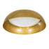 GloboStar® ANATOLIA 61263 Πλαφονιέρα Οροφής LED CCT 60W 6900lm 120° AC 220-240V - Εναλλαγή Φωτισμού μέσω Τηλεχειριστηρίου All In One Ψυχρό 6000k+Φυσικό 4500k+Θερμό 2700k Dimmable Φ43cm - Χρυσό - ledmania.gr