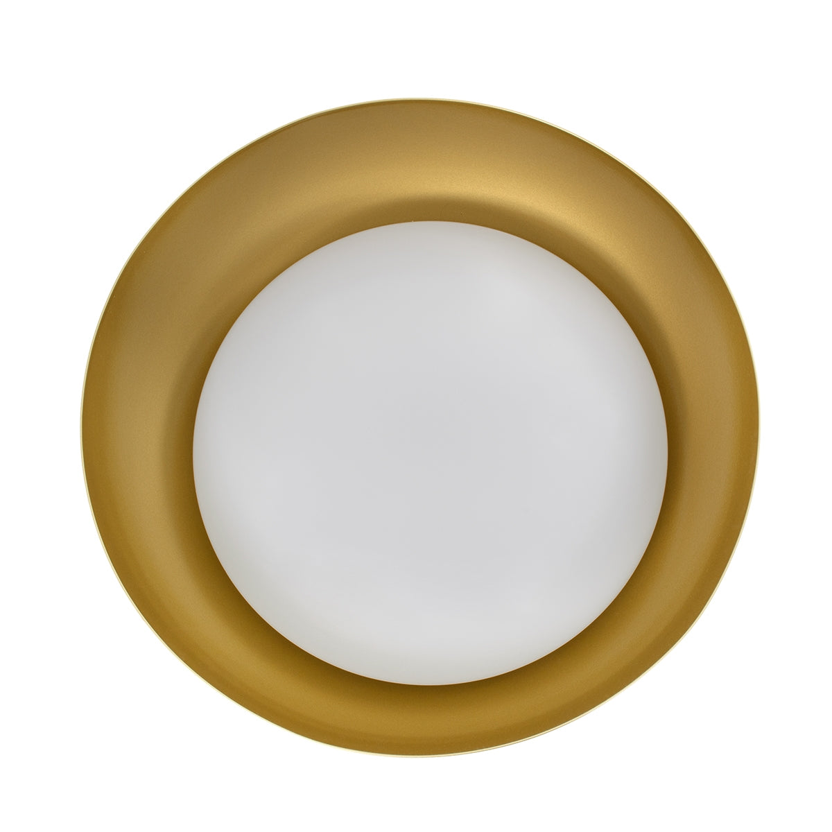 GloboStar® ANATOLIA 61263 Πλαφονιέρα Οροφής LED CCT 60W 6900lm 120° AC 220-240V - Εναλλαγή Φωτισμού μέσω Τηλεχειριστηρίου All In One Ψυχρό 6000k+Φυσικό 4500k+Θερμό 2700k Dimmable Φ43cm - Χρυσό - ledmania.gr