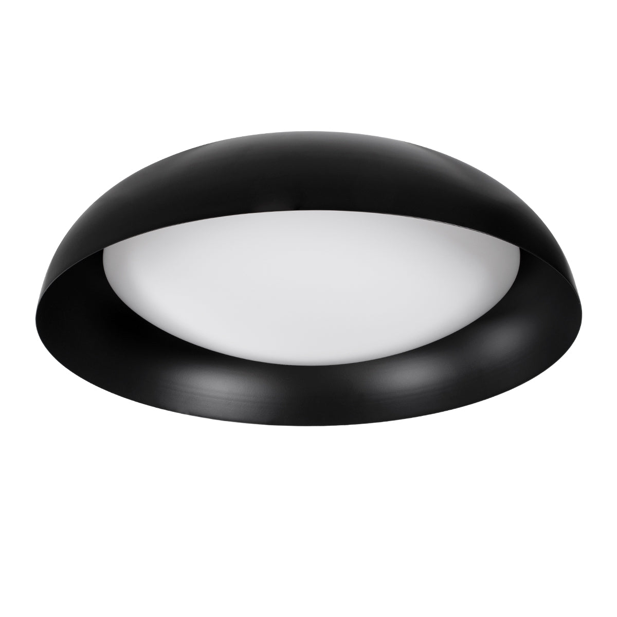GloboStar® ANATOLIA 61264 Πλαφονιέρα Οροφής LED CCT 75W 8625lm 120° AC 220-240V - Εναλλαγή Φωτισμού μέσω Τηλεχειριστηρίου All In One Ψυχρό 6000k+Φυσικό 4500k+Θερμό 2700k Dimmable Φ60cm - Μαύρο - ledmania.gr