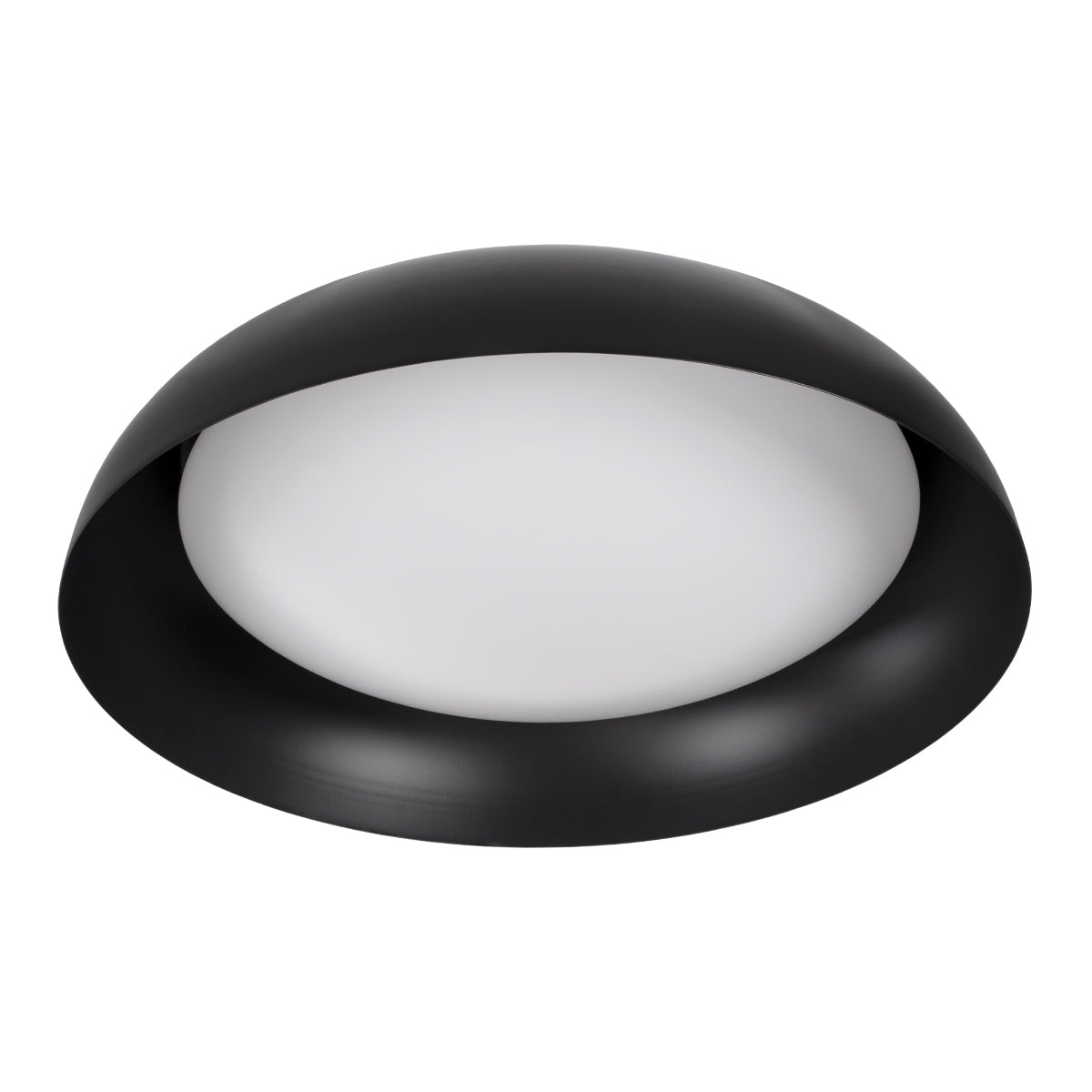 GloboStar® ANATOLIA 61264 Πλαφονιέρα Οροφής LED CCT 75W 8625lm 120° AC 220-240V - Εναλλαγή Φωτισμού μέσω Τηλεχειριστηρίου All In One Ψυχρό 6000k+Φυσικό 4500k+Θερμό 2700k Dimmable Φ60cm - Μαύρο - ledmania.gr