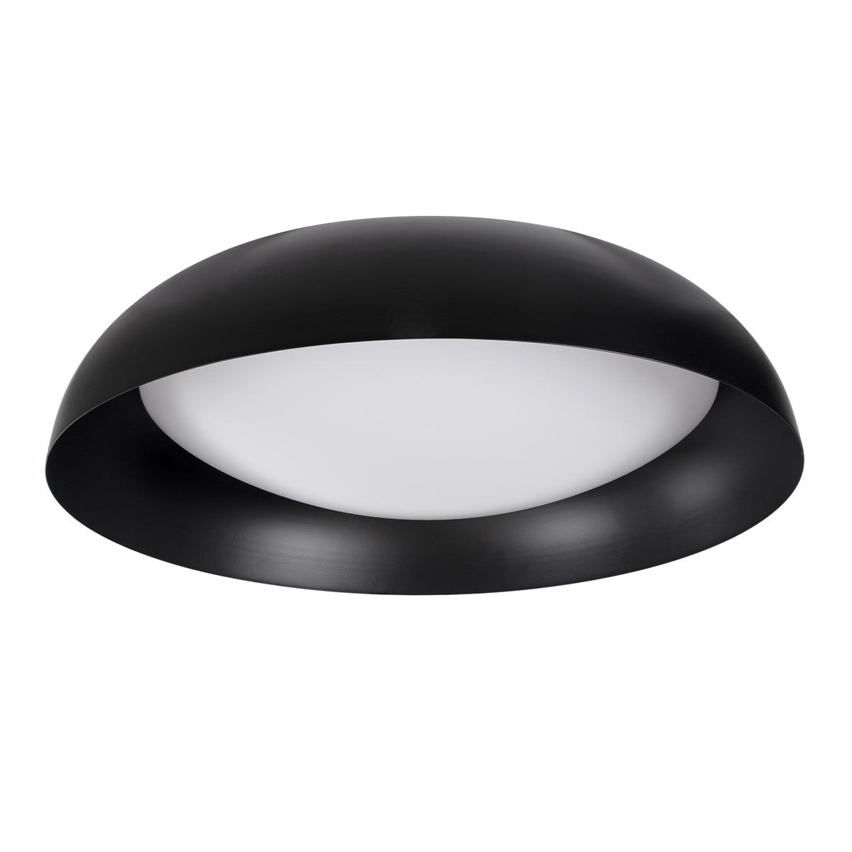 GloboStar® ANATOLIA 61264 Πλαφονιέρα Οροφής LED CCT 75W 8625lm 120° AC 220-240V - Εναλλαγή Φωτισμού μέσω Τηλεχειριστηρίου All In One Ψυχρό 6000k+Φυσικό 4500k+Θερμό 2700k Dimmable Φ60cm - Μαύρο - ledmania.gr