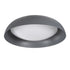 GloboStar® ANATOLIA 61265 Πλαφονιέρα Οροφής LED CCT 75W 8625lm 120° AC 220-240V - Εναλλαγή Φωτισμού μέσω Τηλεχειριστηρίου All In One Ψυχρό 6000k+Φυσικό 4500k+Θερμό 2700k Dimmable Φ60cm - Γκρι Ανθρακί - ledmania.gr