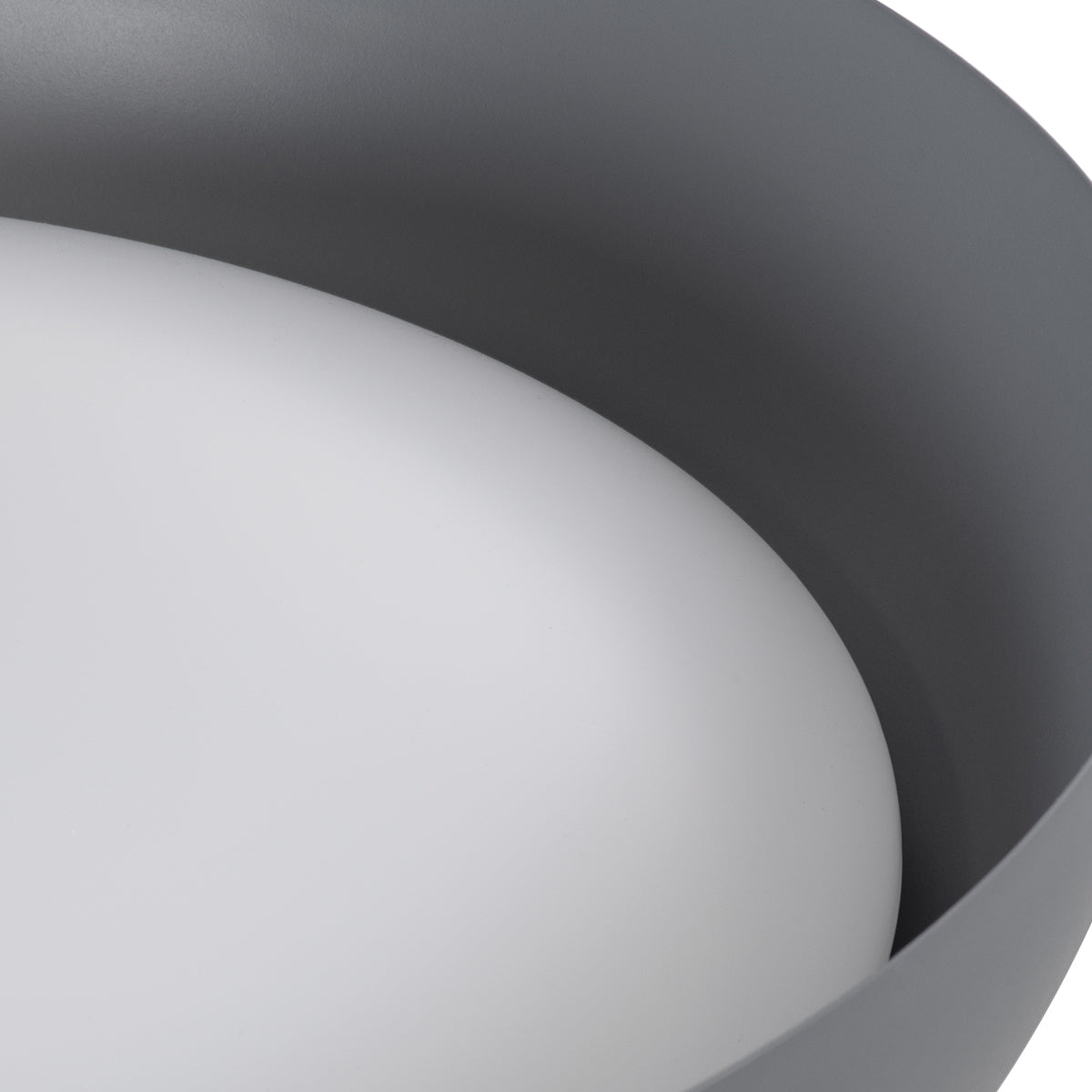 GloboStar® ANATOLIA 61265 Πλαφονιέρα Οροφής LED CCT 75W 8625lm 120° AC 220-240V - Εναλλαγή Φωτισμού μέσω Τηλεχειριστηρίου All In One Ψυχρό 6000k+Φυσικό 4500k+Θερμό 2700k Dimmable Φ60cm - Γκρι Ανθρακί - ledmania.gr