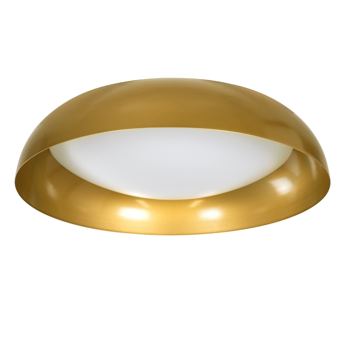 GloboStar® ANATOLIA 61266 Πλαφονιέρα Οροφής LED CCT 75W 8625lm 120° AC 220-240V - Εναλλαγή Φωτισμού μέσω Τηλεχειριστηρίου All In One Ψυχρό 6000k+Φυσικό 4500k+Θερμό 2700k Dimmable Φ60cm - Χρυσό - ledmania.gr