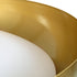 GloboStar® ANATOLIA 61266 Πλαφονιέρα Οροφής LED CCT 75W 8625lm 120° AC 220-240V - Εναλλαγή Φωτισμού μέσω Τηλεχειριστηρίου All In One Ψυχρό 6000k+Φυσικό 4500k+Θερμό 2700k Dimmable Φ60cm - Χρυσό - ledmania.gr