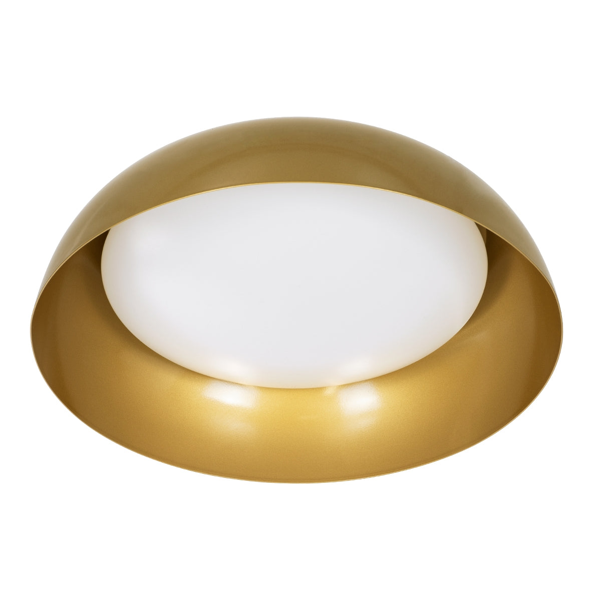 GloboStar® ANATOLIA 61266 Πλαφονιέρα Οροφής LED CCT 75W 8625lm 120° AC 220-240V - Εναλλαγή Φωτισμού μέσω Τηλεχειριστηρίου All In One Ψυχρό 6000k+Φυσικό 4500k+Θερμό 2700k Dimmable Φ60cm - Χρυσό - ledmania.gr