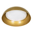 GloboStar® ANATOLIA 61266 Πλαφονιέρα Οροφής LED CCT 75W 8625lm 120° AC 220-240V - Εναλλαγή Φωτισμού μέσω Τηλεχειριστηρίου All In One Ψυχρό 6000k+Φυσικό 4500k+Θερμό 2700k Dimmable Φ60cm - Χρυσό - ledmania.gr