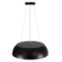 GloboStar® ANATOLIA 61267 Κρεμαστή Πλαφονιέρα Οροφής LED CCT 60W 6900lm 120° AC 220-240V - Εναλλαγή Φωτισμού μέσω Τηλεχειριστηρίου All In One Ψυχρό 6000k+Φυσικό 4500k+Θερμό 2700k Dimmable Φ43cm - Μαύρο - ledmania.gr