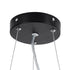 GloboStar® ANATOLIA 61267 Κρεμαστή Πλαφονιέρα Οροφής LED CCT 60W 6900lm 120° AC 220-240V - Εναλλαγή Φωτισμού μέσω Τηλεχειριστηρίου All In One Ψυχρό 6000k+Φυσικό 4500k+Θερμό 2700k Dimmable Φ43cm - Μαύρο - ledmania.gr