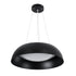 GloboStar® ANATOLIA 61267 Κρεμαστή Πλαφονιέρα Οροφής LED CCT 60W 6900lm 120° AC 220-240V - Εναλλαγή Φωτισμού μέσω Τηλεχειριστηρίου All In One Ψυχρό 6000k+Φυσικό 4500k+Θερμό 2700k Dimmable Φ43cm - Μαύρο - ledmania.gr
