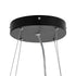 GloboStar® ANATOLIA 61269 Κρεμαστή Πλαφονιέρα Οροφής LED CCT 75W 8625lm 120° AC 220-240V - Εναλλαγή Φωτισμού μέσω Τηλεχειριστηρίου All In One Ψυχρό 6000k+Φυσικό 4500k+Θερμό 2700k Dimmable Φ60cm - Μαύρο - ledmania.gr