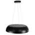 GloboStar® ANATOLIA 61269 Κρεμαστή Πλαφονιέρα Οροφής LED CCT 75W 8625lm 120° AC 220-240V - Εναλλαγή Φωτισμού μέσω Τηλεχειριστηρίου All In One Ψυχρό 6000k+Φυσικό 4500k+Θερμό 2700k Dimmable Φ60cm - Μαύρο - ledmania.gr