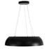 GloboStar® ANATOLIA 61269 Κρεμαστή Πλαφονιέρα Οροφής LED CCT 75W 8625lm 120° AC 220-240V - Εναλλαγή Φωτισμού μέσω Τηλεχειριστηρίου All In One Ψυχρό 6000k+Φυσικό 4500k+Θερμό 2700k Dimmable Φ60cm - Μαύρο - ledmania.gr