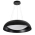 GloboStar® ANATOLIA 61269 Κρεμαστή Πλαφονιέρα Οροφής LED CCT 75W 8625lm 120° AC 220-240V - Εναλλαγή Φωτισμού μέσω Τηλεχειριστηρίου All In One Ψυχρό 6000k+Φυσικό 4500k+Θερμό 2700k Dimmable Φ60cm - Μαύρο - ledmania.gr