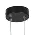 GloboStar® DEROBA 61298 Κρεμαστό Φωτιστικό Οροφής Linear Design LED CCT 12W 1320lm 360° AC 220-240V - Εναλλαγή Φωτισμού μέσω Διακόπτη On/Off All In One Ψυχρό 6000k+Φυσικό 4500k+Θερμό 2700k Μ16 x Π1.6 x Υ25.5cm - Μαύρο - 3 Years Warranty - ledmania.gr
