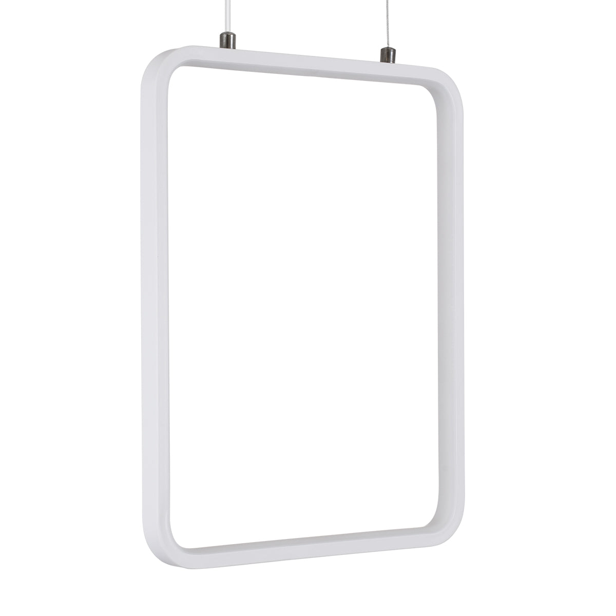 GloboStar® NEROBA 61303 Κρεμαστό Φωτιστικό Οροφής Linear Design LED CCT 18W 1980lm 360° AC 220-240V - Εναλλαγή Φωτισμού μέσω Διακόπτη On/Off All In One Ψυχρό 6000k+Φυσικό 4500k+Θερμό 2700k Μ29 x Π2 x Υ36cm - Λευκό - 3 Years Warranty - ledmania.gr