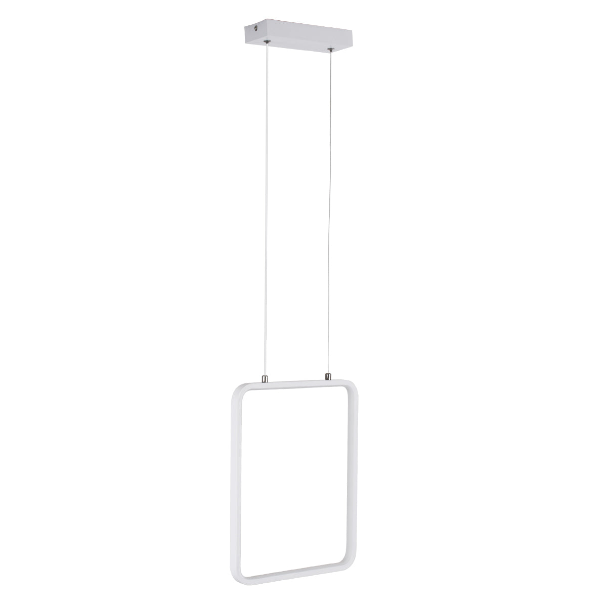 GloboStar® NEROBA 61303 Κρεμαστό Φωτιστικό Οροφής Linear Design LED CCT 18W 1980lm 360° AC 220-240V - Εναλλαγή Φωτισμού μέσω Διακόπτη On/Off All In One Ψυχρό 6000k+Φυσικό 4500k+Θερμό 2700k Μ29 x Π2 x Υ36cm - Λευκό - 3 Years Warranty - ledmania.gr