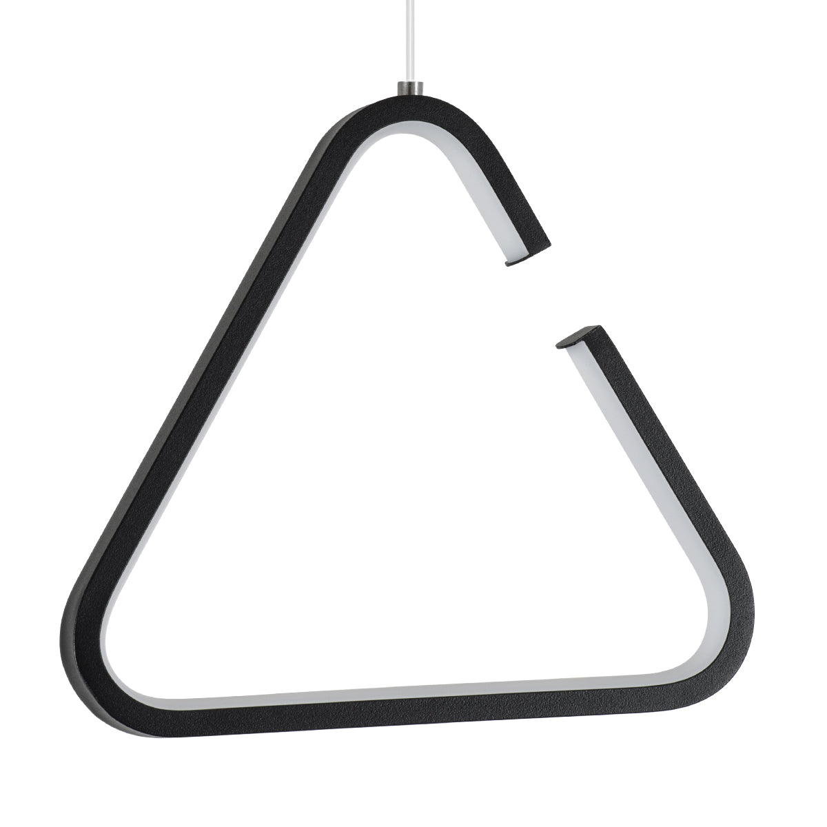 GloboStar® CEROBA 61307 Κρεμαστό Φωτιστικό Οροφής Linear Design LED CCT 12W 1320lm 360° AC 220-240V - Εναλλαγή Φωτισμού μέσω Διακόπτη On/Off All In One Ψυχρό 6000k+Φυσικό 4500k+Θερμό 2700k Μ22 x Π2 x Υ22cm - Μαύρο - 3 Years Warranty - ledmania.gr