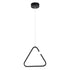 GloboStar® CEROBA 61307 Κρεμαστό Φωτιστικό Οροφής Linear Design LED CCT 12W 1320lm 360° AC 220-240V - Εναλλαγή Φωτισμού μέσω Διακόπτη On/Off All In One Ψυχρό 6000k+Φυσικό 4500k+Θερμό 2700k Μ22 x Π2 x Υ22cm - Μαύρο - 3 Years Warranty - ledmania.gr