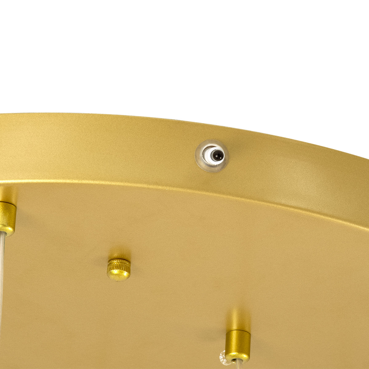 GloboStar® TEARS 61314 Κρεμαστό Φωτιστικό Οροφής Design LED CCT 36W 3960lm 180° AC 220-240V - Εναλλαγή Φωτισμού μέσω Τηλεχειριστηρίου All In One Ψυχρό 6000k+Φυσικό 4500k+Θερμό 2700k Dimmable Φ60 x Υ51.5cm - Χρυσό Βούρτσας - 3 Years Warranty - ledmania.gr