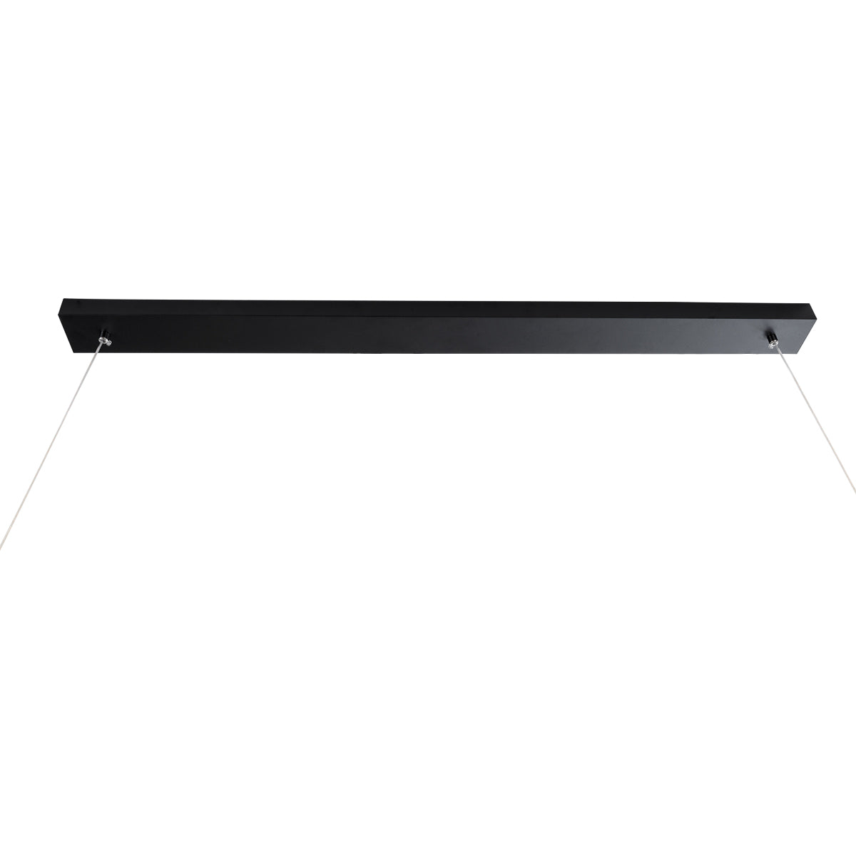 GloboStar® CIRCOLARE 61319 Κρεμαστό Φωτιστικό Οροφής Design LED CCT 75W 8400lm 360° AC 220-240V - Εναλλαγή Φωτισμού μέσω Τηλεχειριστηρίου All In One Ψυχρό 6000k+Φυσικό 4500k+Θερμό 2700k Dimmable Μ120 x Π25 x Υ25cm - Μαύρο - 3 Χρόνια Εγγύηση - ledmania.gr