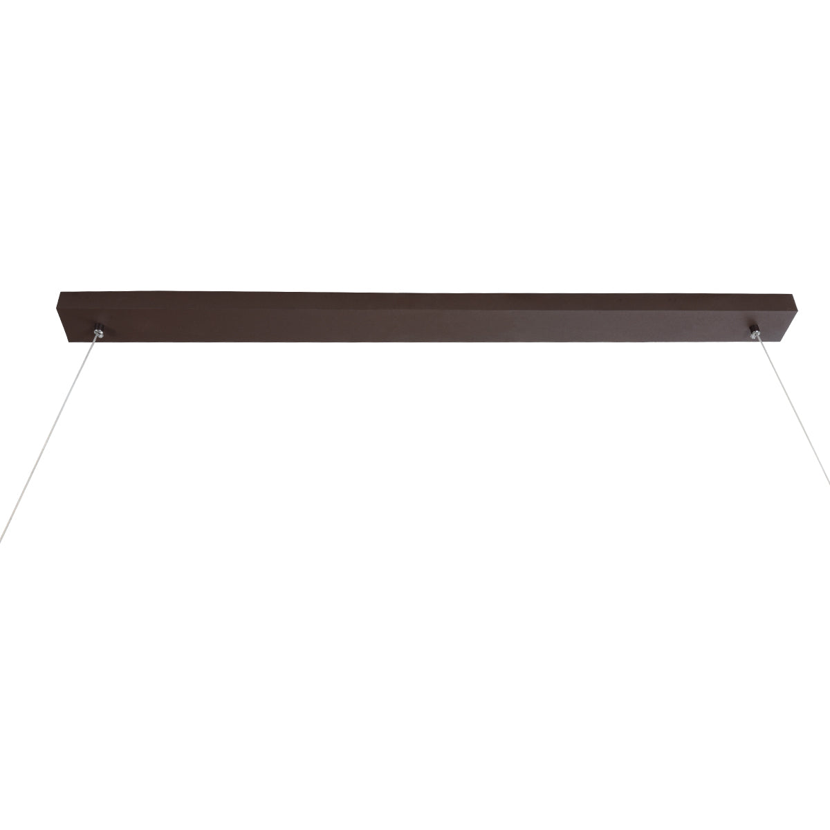 GloboStar® CIRCOLARE 61321 Κρεμαστό Φωτιστικό Οροφής Design LED CCT 75W 8400lm 360° AC 220-240V - Εναλλαγή Φωτισμού μέσω Τηλεχειριστηρίου All In One Ψυχρό 6000k+Φυσικό 4500k+Θερμό 2700k Dimmable Μ120 x Π25 x Υ25cm - Καφέ - 3 Χρόνια Εγγύηση - ledmania.gr