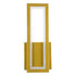 GloboStar® TIARA 61328 Φωτιστικό Τοίχου - Απλίκα Design LED CCT 12W 1440lm 360° AC 220-240V - Εναλλαγή Φωτισμού μέσω Διακόπτη On/Off All In One Ψυχρό 6000k+Φυσικό 4500k+Θερμό 2700k Μ12.5 x Π4 x Υ32cm - Χρυσό - 3 Years Warranty - ledmania.gr
