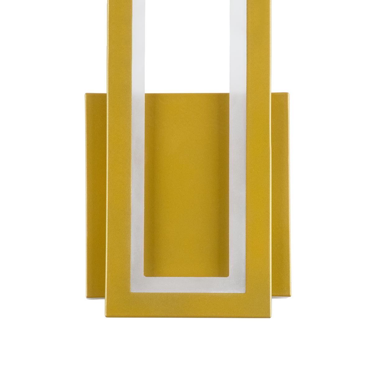 GloboStar® TIARA 61328 Φωτιστικό Τοίχου - Απλίκα Design LED CCT 12W 1440lm 360° AC 220-240V - Εναλλαγή Φωτισμού μέσω Διακόπτη On/Off All In One Ψυχρό 6000k+Φυσικό 4500k+Θερμό 2700k Μ12.5 x Π4 x Υ32cm - Χρυσό - 3 Years Warranty - ledmania.gr
