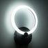 GloboStar® MATILDA 61339 Φωτιστικό Τοίχου - Απλίκα Design LED CCT 8W 960lm 360° AC 220-240V - Εναλλαγή Φωτισμού μέσω Διακόπτη On/Off All In One Ψυχρό 6000k+Φυσικό 4500k+Θερμό 2700k Μ20 x Π5 x Υ25.5cm - Μαύρο - ledmania.gr