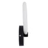 GloboStar® MATILDA 61339 Φωτιστικό Τοίχου - Απλίκα Design LED CCT 8W 960lm 360° AC 220-240V - Εναλλαγή Φωτισμού μέσω Διακόπτη On/Off All In One Ψυχρό 6000k+Φυσικό 4500k+Θερμό 2700k Μ20 x Π5 x Υ25.5cm - Μαύρο - ledmania.gr