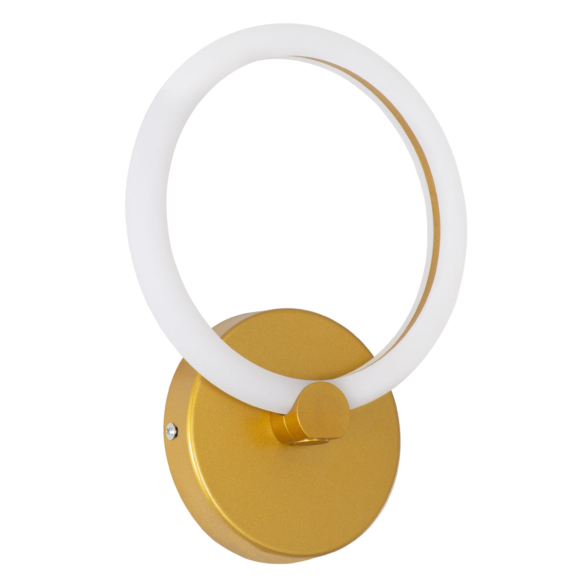 GloboStar® MATILDA 61340 Φωτιστικό Τοίχου - Απλίκα Design LED CCT 8W 960lm 360° AC 220-240V - Εναλλαγή Φωτισμού μέσω Διακόπτη On/Off All In One Ψυχρό 6000k+Φυσικό 4500k+Θερμό 2700k Μ20 x Π5 x Υ25.5cm - Χρυσό - 3 Years Warranty - ledmania.gr