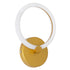 GloboStar® MATILDA 61340 Φωτιστικό Τοίχου - Απλίκα Design LED CCT 8W 960lm 360° AC 220-240V - Εναλλαγή Φωτισμού μέσω Διακόπτη On/Off All In One Ψυχρό 6000k+Φυσικό 4500k+Θερμό 2700k Μ20 x Π5 x Υ25.5cm - Χρυσό - 3 Years Warranty - ledmania.gr