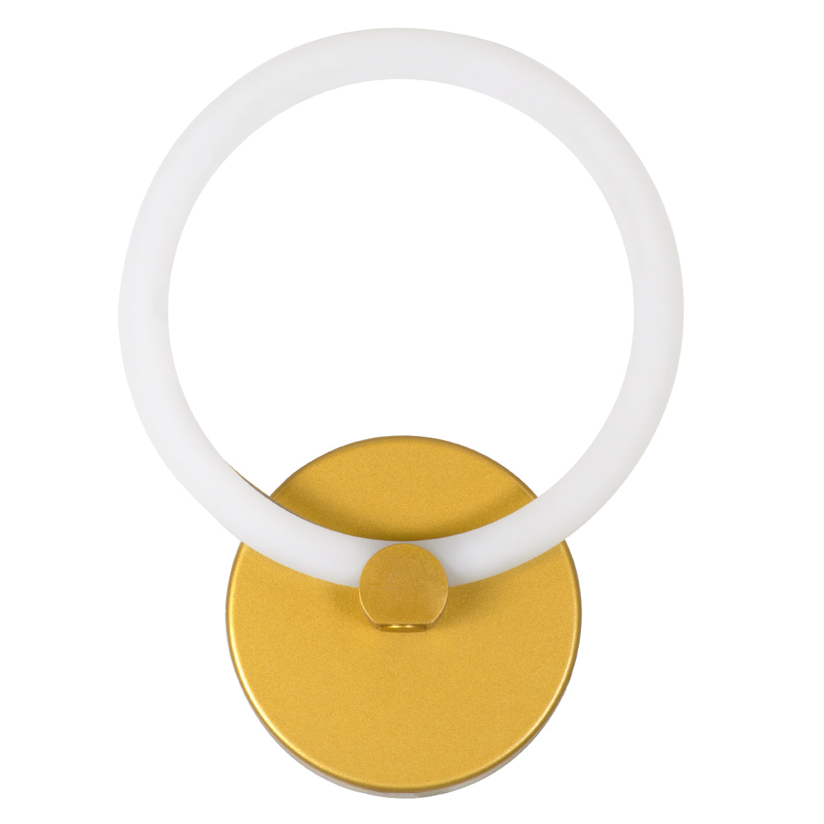GloboStar® MATILDA 61340 Φωτιστικό Τοίχου - Απλίκα Design LED CCT 8W 960lm 360° AC 220-240V - Εναλλαγή Φωτισμού μέσω Διακόπτη On/Off All In One Ψυχρό 6000k+Φυσικό 4500k+Θερμό 2700k Μ20 x Π5 x Υ25.5cm - Χρυσό - 3 Years Warranty - ledmania.gr