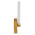GloboStar® MATILDA 61340 Φωτιστικό Τοίχου - Απλίκα Design LED CCT 8W 960lm 360° AC 220-240V - Εναλλαγή Φωτισμού μέσω Διακόπτη On/Off All In One Ψυχρό 6000k+Φυσικό 4500k+Θερμό 2700k Μ20 x Π5 x Υ25.5cm - Χρυσό - 3 Years Warranty - ledmania.gr
