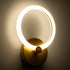 GloboStar® MATILDA 61340 Φωτιστικό Τοίχου - Απλίκα Design LED CCT 8W 960lm 360° AC 220-240V - Εναλλαγή Φωτισμού μέσω Διακόπτη On/Off All In One Ψυχρό 6000k+Φυσικό 4500k+Θερμό 2700k Μ20 x Π5 x Υ25.5cm - Χρυσό - 3 Years Warranty - ledmania.gr