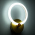 GloboStar® MATILDA 61340 Φωτιστικό Τοίχου - Απλίκα Design LED CCT 8W 960lm 360° AC 220-240V - Εναλλαγή Φωτισμού μέσω Διακόπτη On/Off All In One Ψυχρό 6000k+Φυσικό 4500k+Θερμό 2700k Μ20 x Π5 x Υ25.5cm - Χρυσό - 3 Years Warranty - ledmania.gr