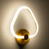 GloboStar® REGINA 61342 Φωτιστικό Τοίχου - Απλίκα Design LED CCT 8W 960lm 360° AC 220-240V - Εναλλαγή Φωτισμού μέσω Διακόπτη On/Off All In One Ψυχρό 6000k+Φυσικό 4500k+Θερμό 2700k Μ25 x Π7 x Υ28.5cm - Χρυσό - ledmania.gr