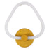 GloboStar® REGINA 61342 Φωτιστικό Τοίχου - Απλίκα Design LED CCT 8W 960lm 360° AC 220-240V - Εναλλαγή Φωτισμού μέσω Διακόπτη On/Off All In One Ψυχρό 6000k+Φυσικό 4500k+Θερμό 2700k Μ25 x Π7 x Υ28.5cm - Χρυσό - ledmania.gr