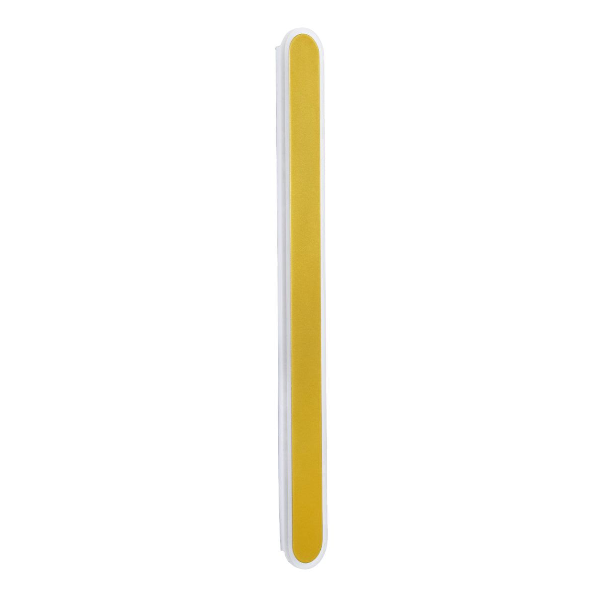 GloboStar® HOUSTON 61348 Φωτιστικό Τοίχου - Απλίκα Design LED CCT 18W 2160lm 360° AC 220-240V - Εναλλαγή Φωτισμού μέσω Διακόπτη On/Off All In One Ψυχρό 6000k+Φυσικό 4500k+Θερμό 2700k Μ6 x Π3 x Υ60cm - Χρυσό - 3 Years Warranty - ledmania.gr