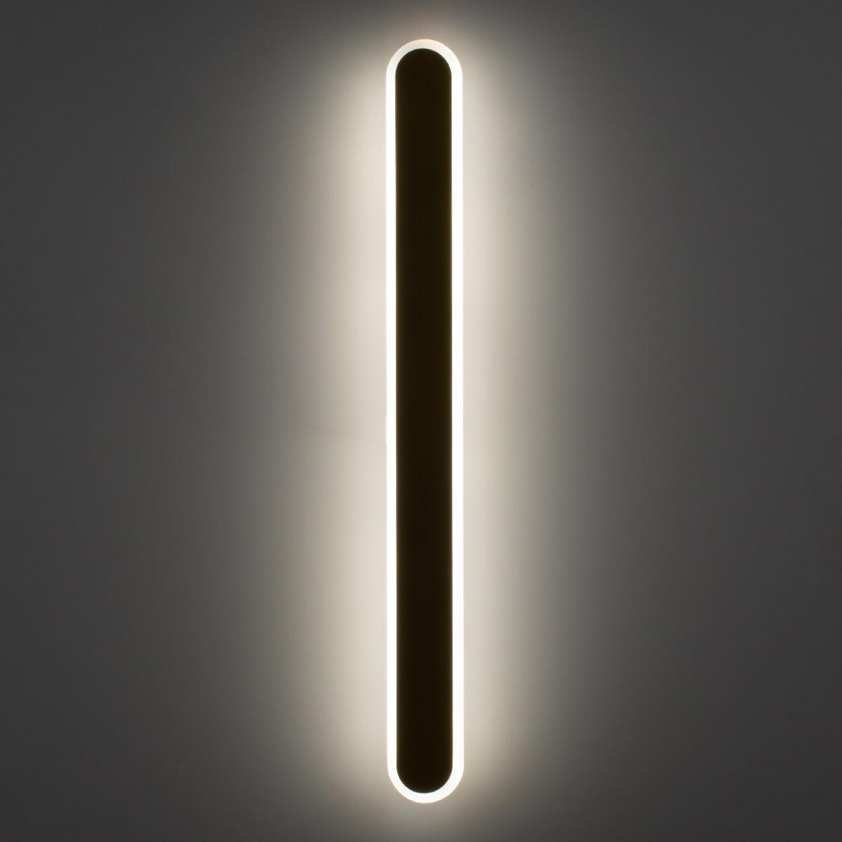 GloboStar® HOUSTON 61348 Φωτιστικό Τοίχου - Απλίκα Design LED CCT 18W 2160lm 360° AC 220-240V - Εναλλαγή Φωτισμού μέσω Διακόπτη On/Off All In One Ψυχρό 6000k+Φυσικό 4500k+Θερμό 2700k Μ6 x Π3 x Υ60cm - Χρυσό - 3 Years Warranty - ledmania.gr